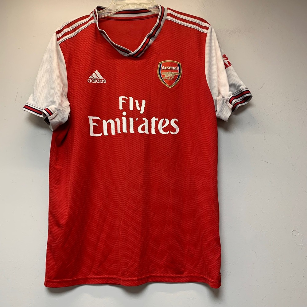 Adidas Arsenal FC Home Jersey Mens M Red White Excellent Fly Emirates 14411